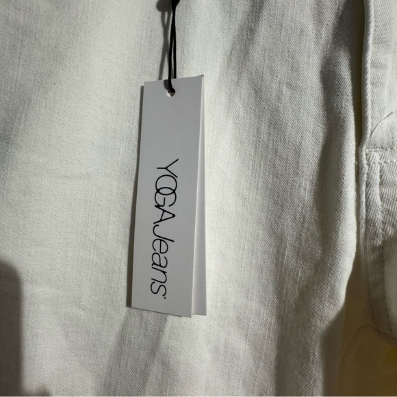 Yoga Jeans – Emily Slim – White Sustainable Denim – Size 32 - New With Tags - Picture 3 of 14